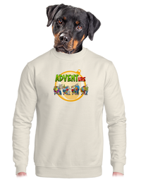 unisex mikina bez kapuce