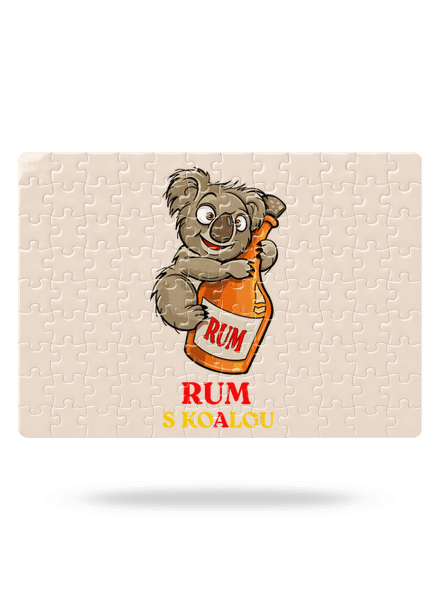 Rum s koalou puzzle White