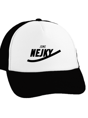 Nejky kšiltovka truckerka Black cap