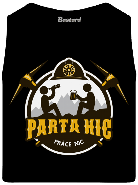 Parta hic pánské tílko Black