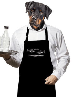 Vostrá rybička zástěra Black