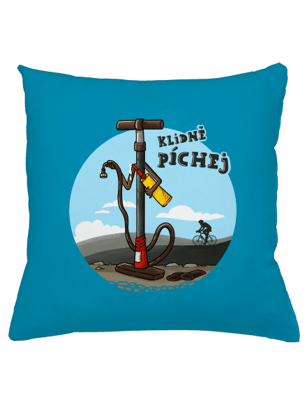 Klidně píchej polštář Blue Turquoise
