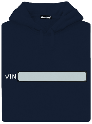 Osobní VIN kód pánská mikina klokanka Navy