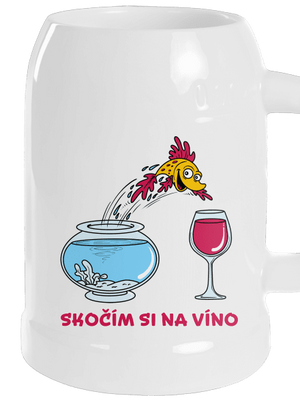 Skočím si na víno půllitr White