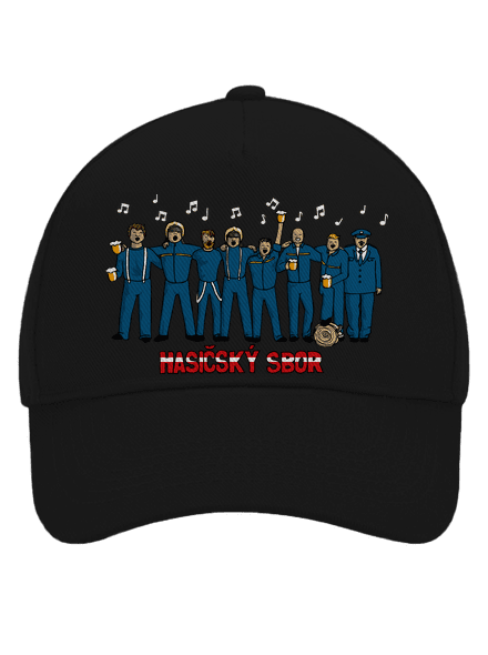 Hasičský sbor kšiltovka baseballka Black
