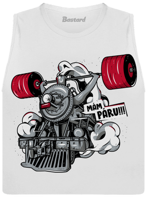 Lokomotiva dámské tílko volné White