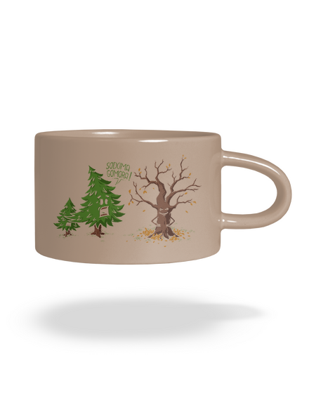 Sodoma Gomora hrnek makronka Brown Macaron