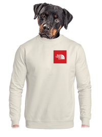 unisex mikina bez kapuce