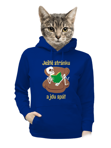 Ještě stránku dámská mikina klokanka Royal Blue Mal