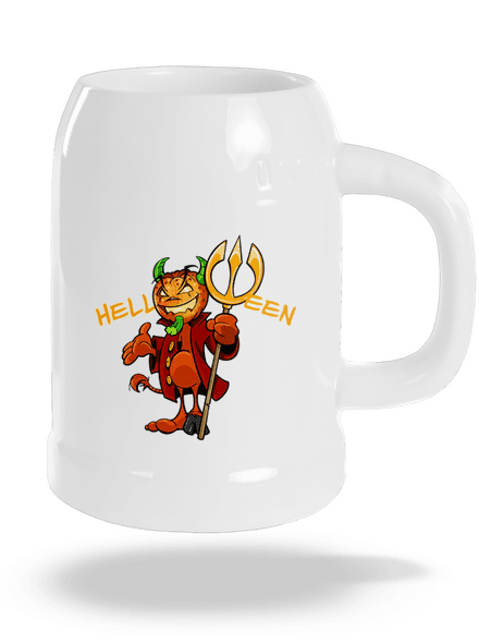 Helloween půllitr White