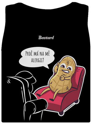 Alergeny u psychologa dámské tílko klasické Black