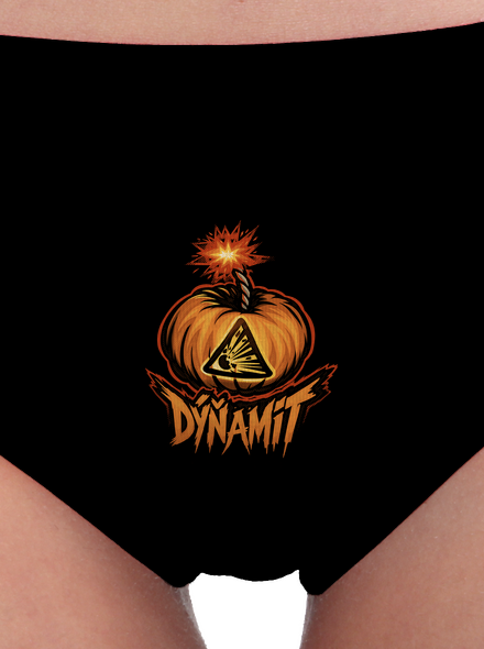 Dýňamit dámské kalhotky Black