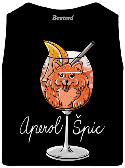 Aperol Špic pánské tílko Black