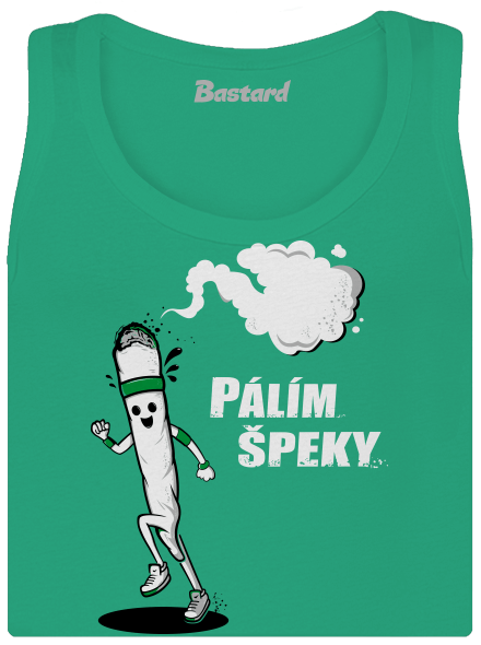 Pálím špeky dámské tílko klasické Mint Mal