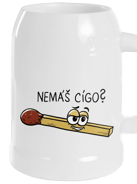 Cígo a oheň půllitr White