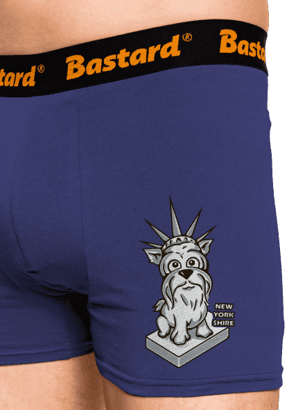 New Yorkshire boxerky Blue Navy