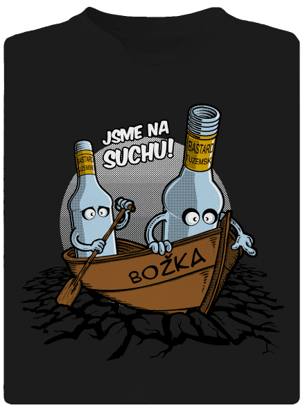 Na suchu dětské sportovní tričko Black