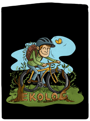 Ekolog dámská mikina na zip Black