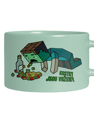 Kostky jsou vrženy hrnek makronka Mint Macaron