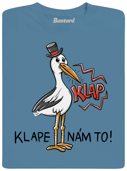 Klape nám to pánské tričko Stone Blue