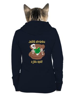 Ještě stránku dámská mikina na zip Navy Mal