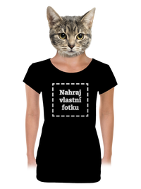 dámské tričko s lemem