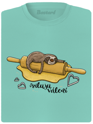 Miluju válení dámské sportovní tričko Mint Mal