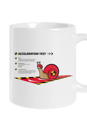 Snail test klasický hrnek White