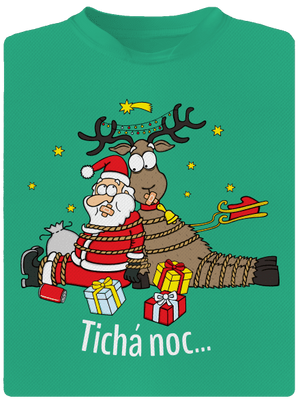 Tichá noc pánské sportovní tričko Mint Mal