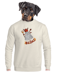 unisex mikina bez kapuce