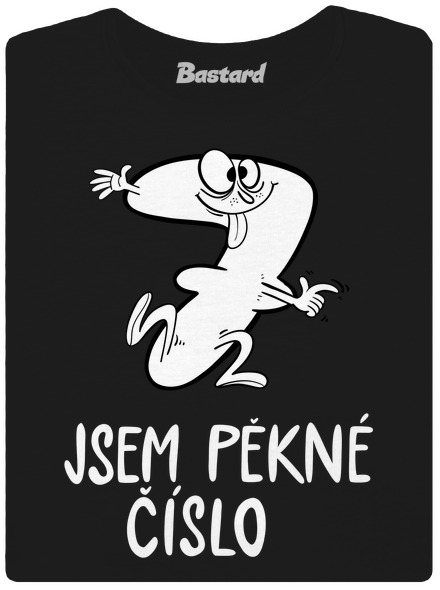 Jsem pěkné číslo dámské tričko Black
