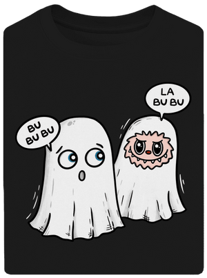 La bu bu unisex tričko oversized Black