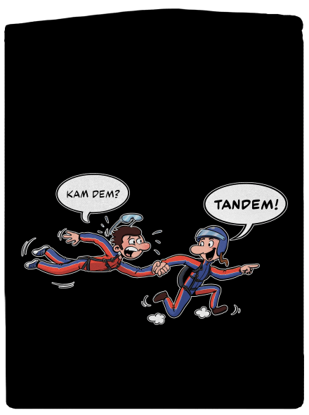 Tandem dámská mikina na zip Black
