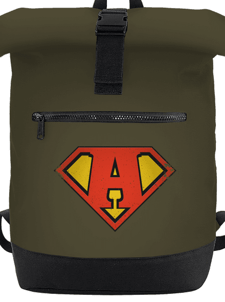 Jsem superhrdina batoh Military Green