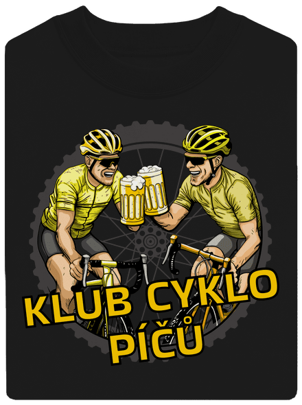 Klub cyklo píčů unisex mikina bez kapuce Black
