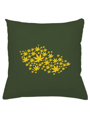 Ganja country polštář Olive Green