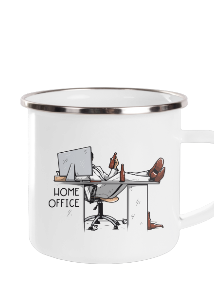 Home Office plecháček White