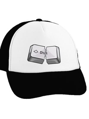 Shift kšiltovka truckerka Black cap