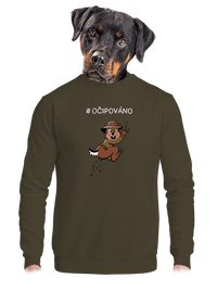 unisex mikina bez kapuce