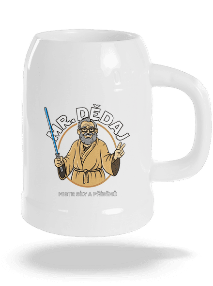 Mr. Dědaj půllitr White