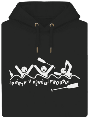 Party v plném proudu unisex mikina premium Dark Black
