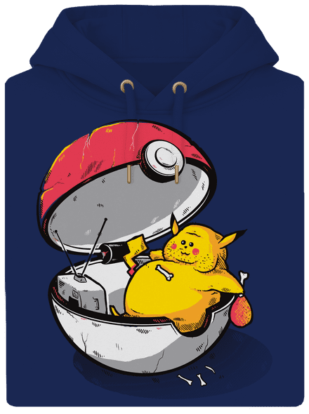 Konec pokémona unisex mikina premium Navy