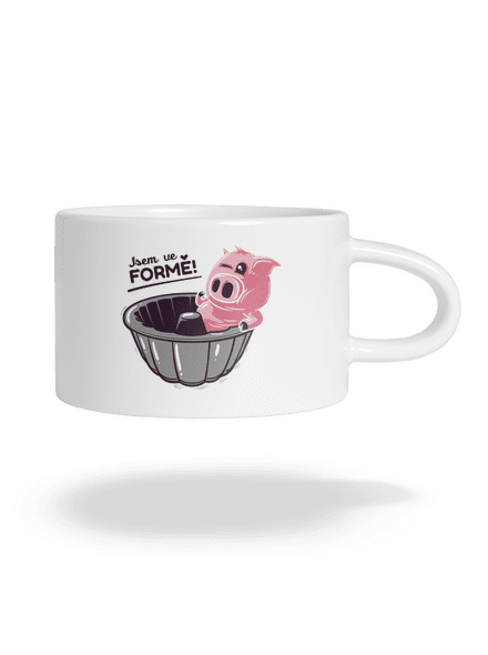 Ve formě hrnek makronka White