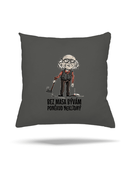 Neklidný bez masa polštář Gray Pol