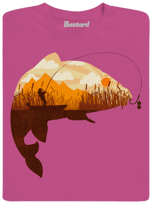 Kapitální úlovek dětské tričko Fuchsia