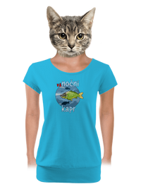 dámské tričko s lemem