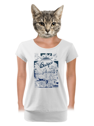 dámské tričko s lemem