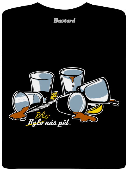 Pilo nás pět pánské dlouhý rukáv Black