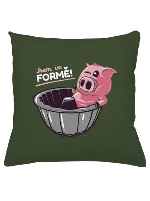 Ve formě polštář Olive Green