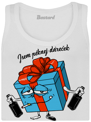 Dáreček dámské tílko klasické White